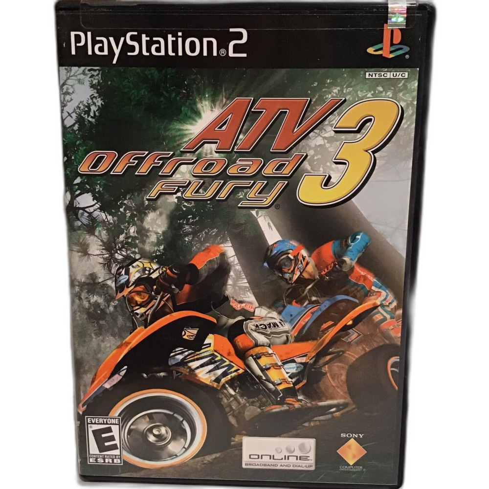 ATV Offroad Fury 3 Sony PS2 PlayStation 2 Racing Game 2004 Complete w/ Manual